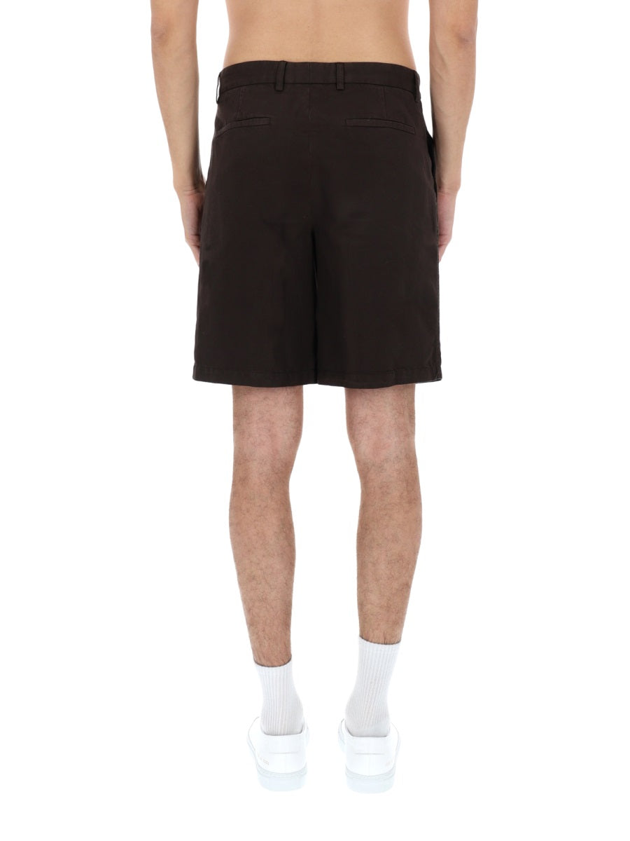 Zegna Men Shorts In Cotone ZEGNA