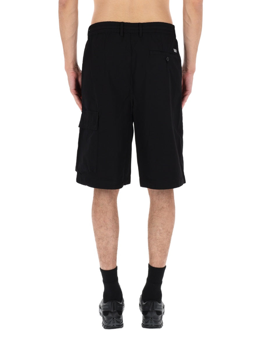 C.P. Company Men Shorts Cargo Con Patch Logo C.P. COMPANY