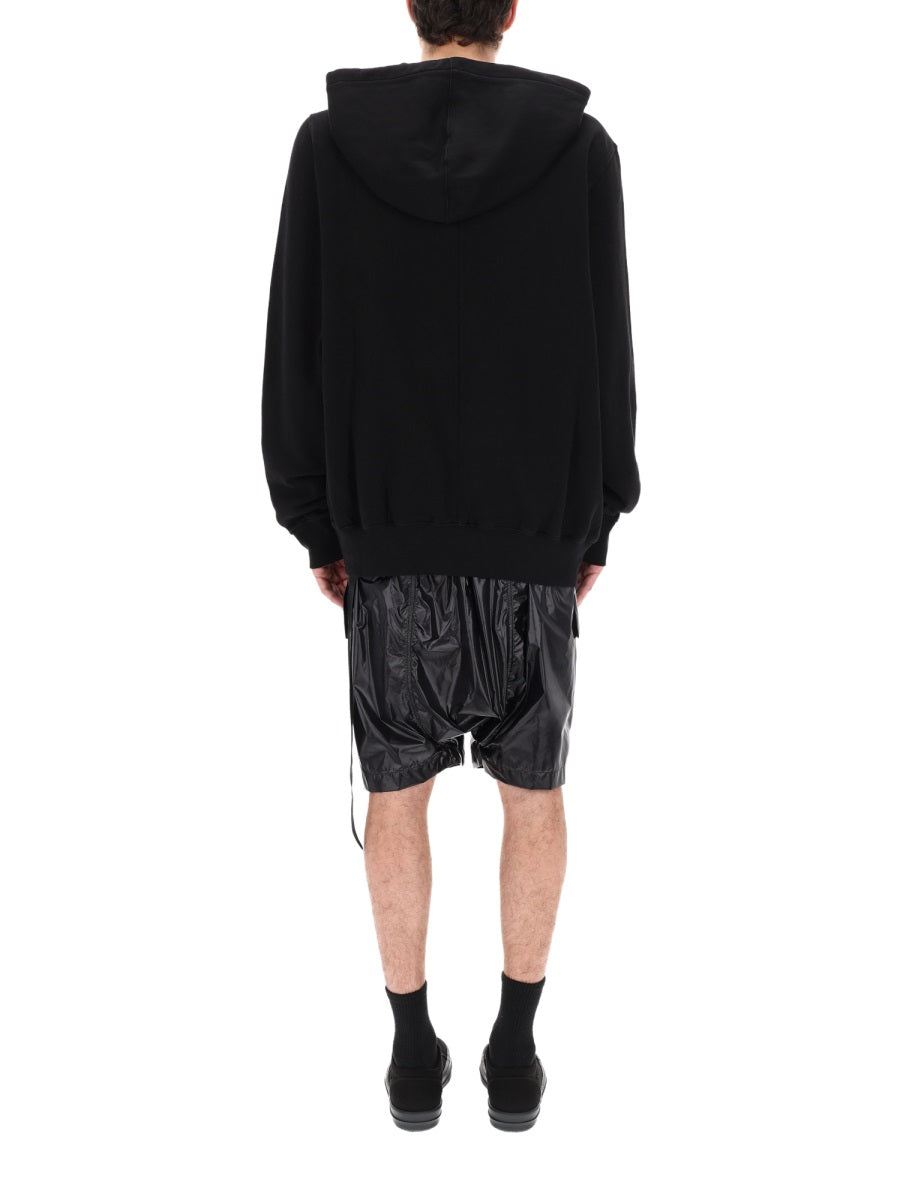 Rick Owens Drkshdw Men Felpa Con Cappuccio Oversize RICK OWENS