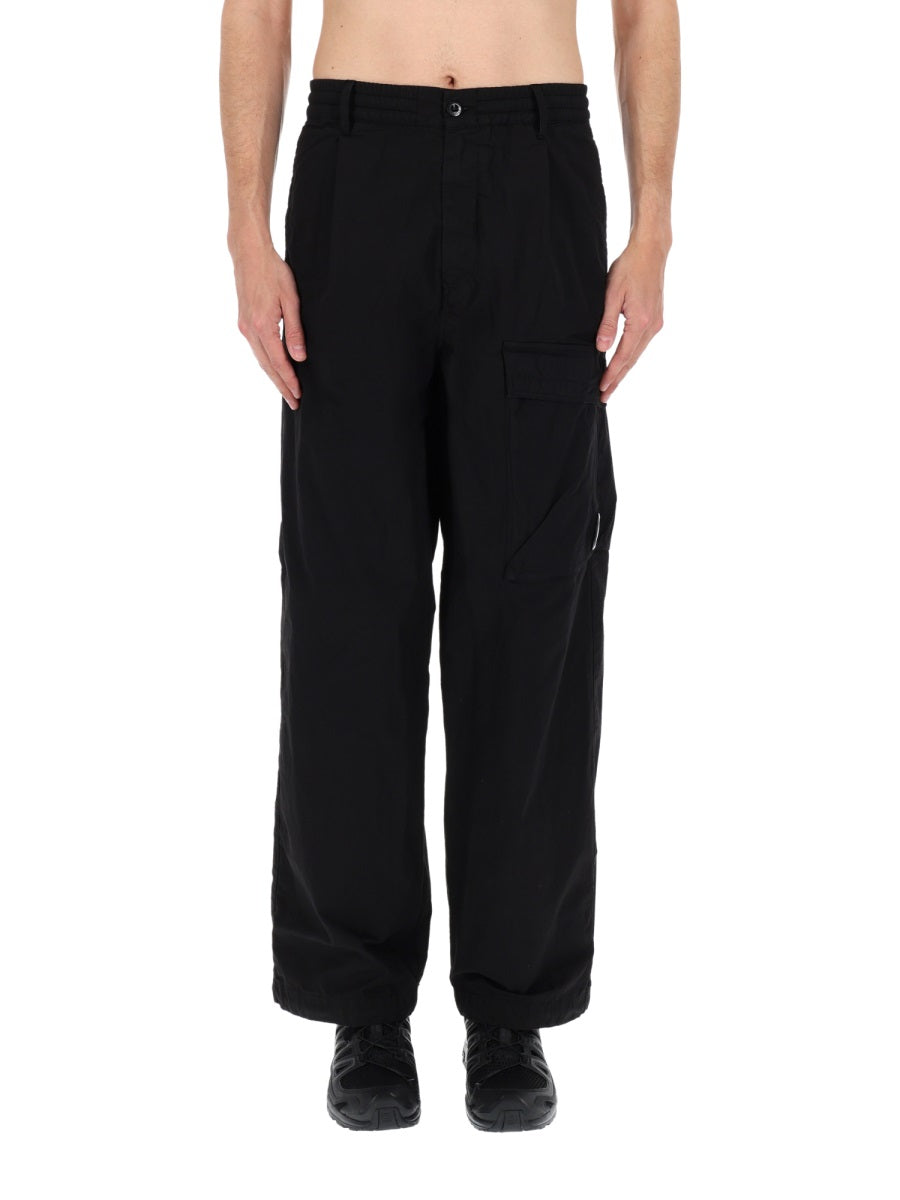 C.P. Company Men Pantalone Cargo Con Patch Logo C.P. COMPANY