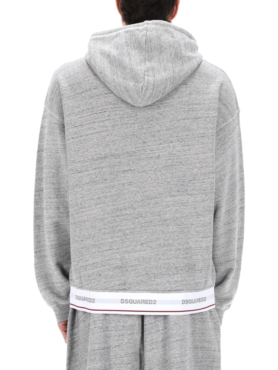 Dsquared Men Felpa Con Logo DSQUARED2