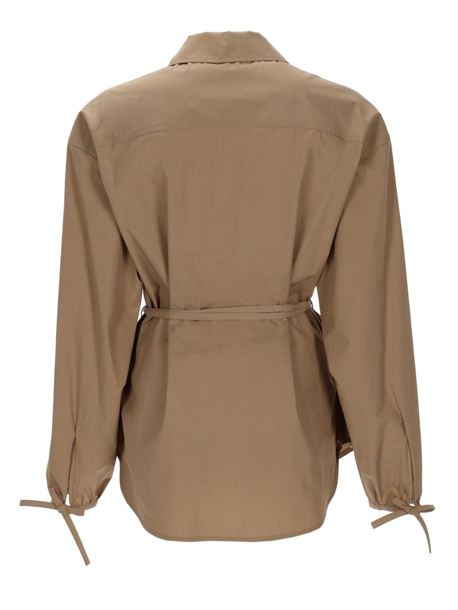 Moncler Women Giacca Con Zip E Cintura MONCLER