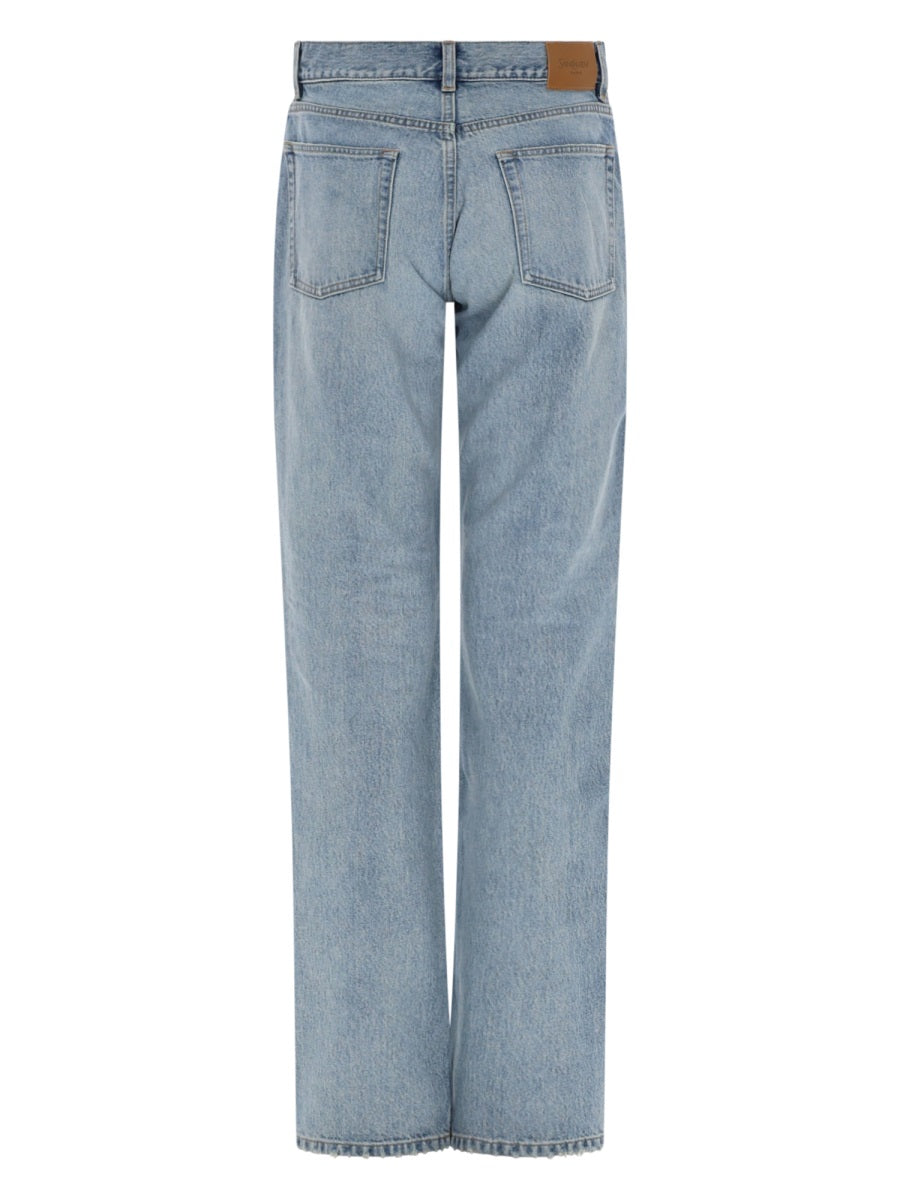 Saint Laurent Women Jeans Straight Fit SAINT LAURENT