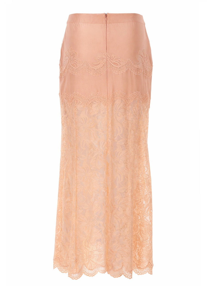 Rabanne Women Gonna Midi In Pizzo PACO RABANNE