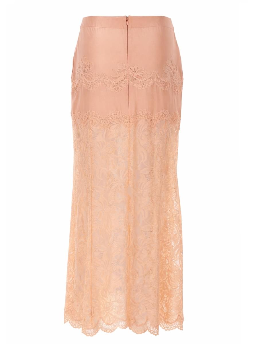 Rabanne Women Gonna Midi In Pizzo PACO RABANNE