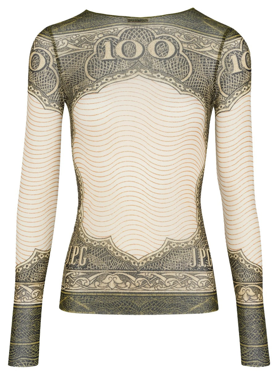 Jean Paul Gaultier Women Top With "Cartouche" Print