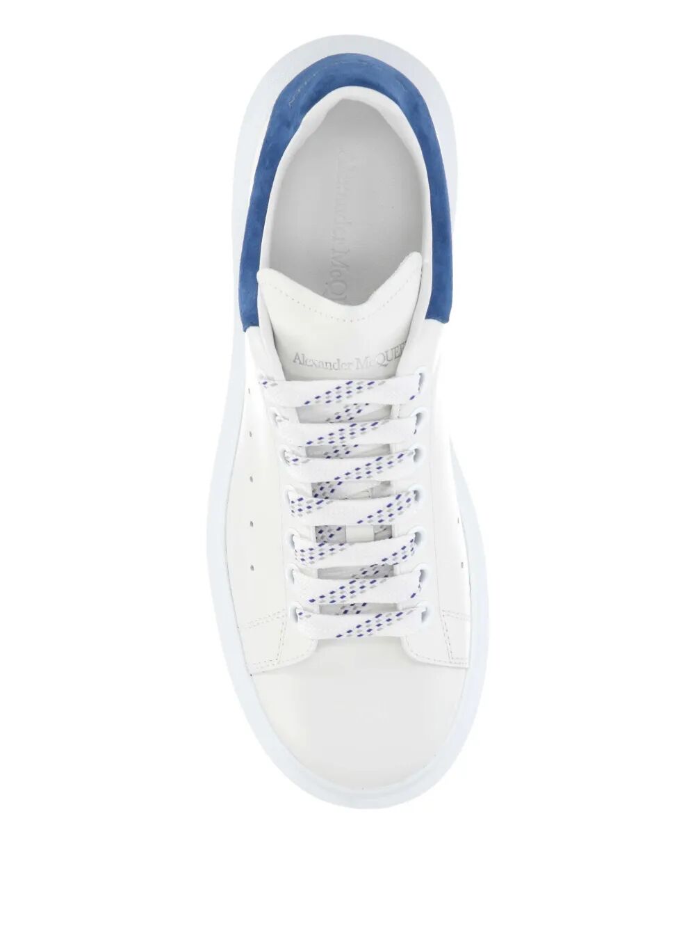 Alexander Mcqueen Men Oversized Sneakers In White/Paris Blue ALEXANDER MCQUEEN