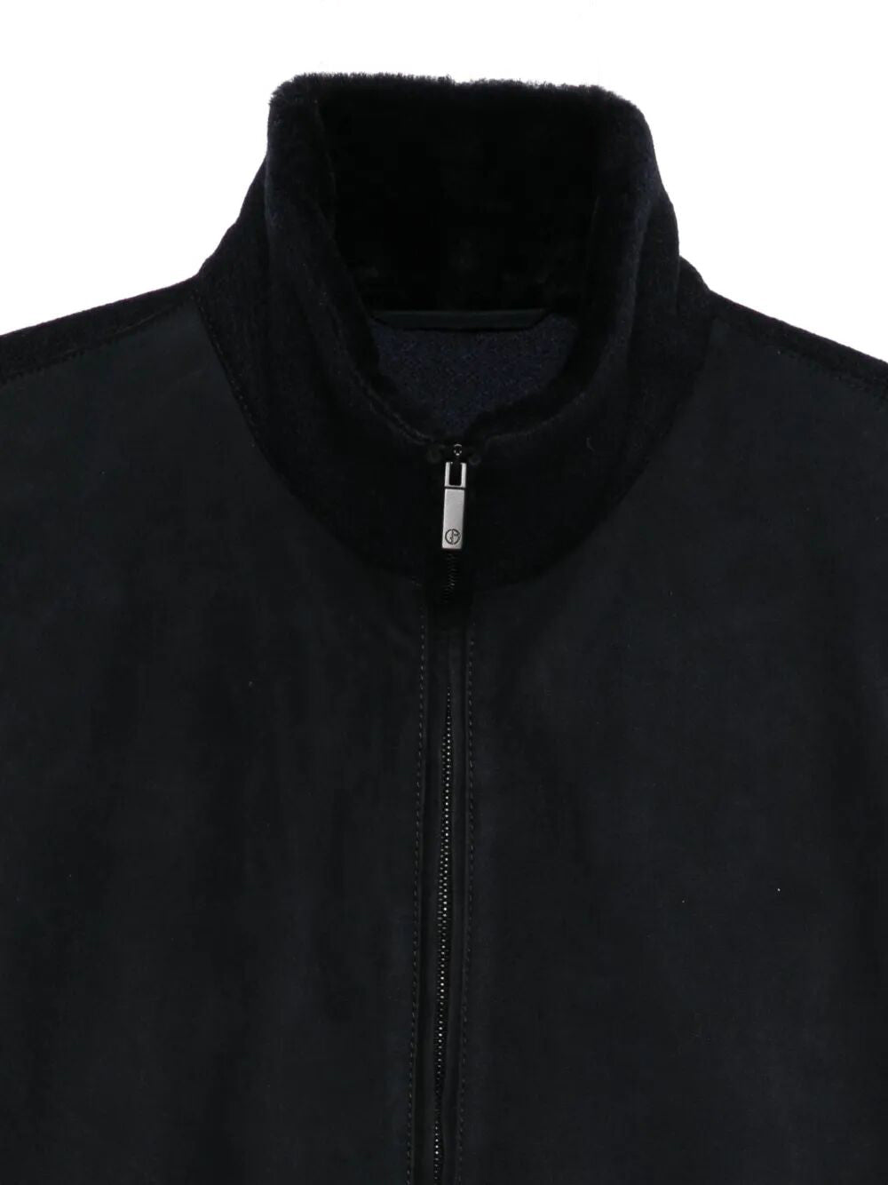 Giorgio Armani Men High-Neck Bluson Jacket With Shearling Details GIORGIO ARMANI