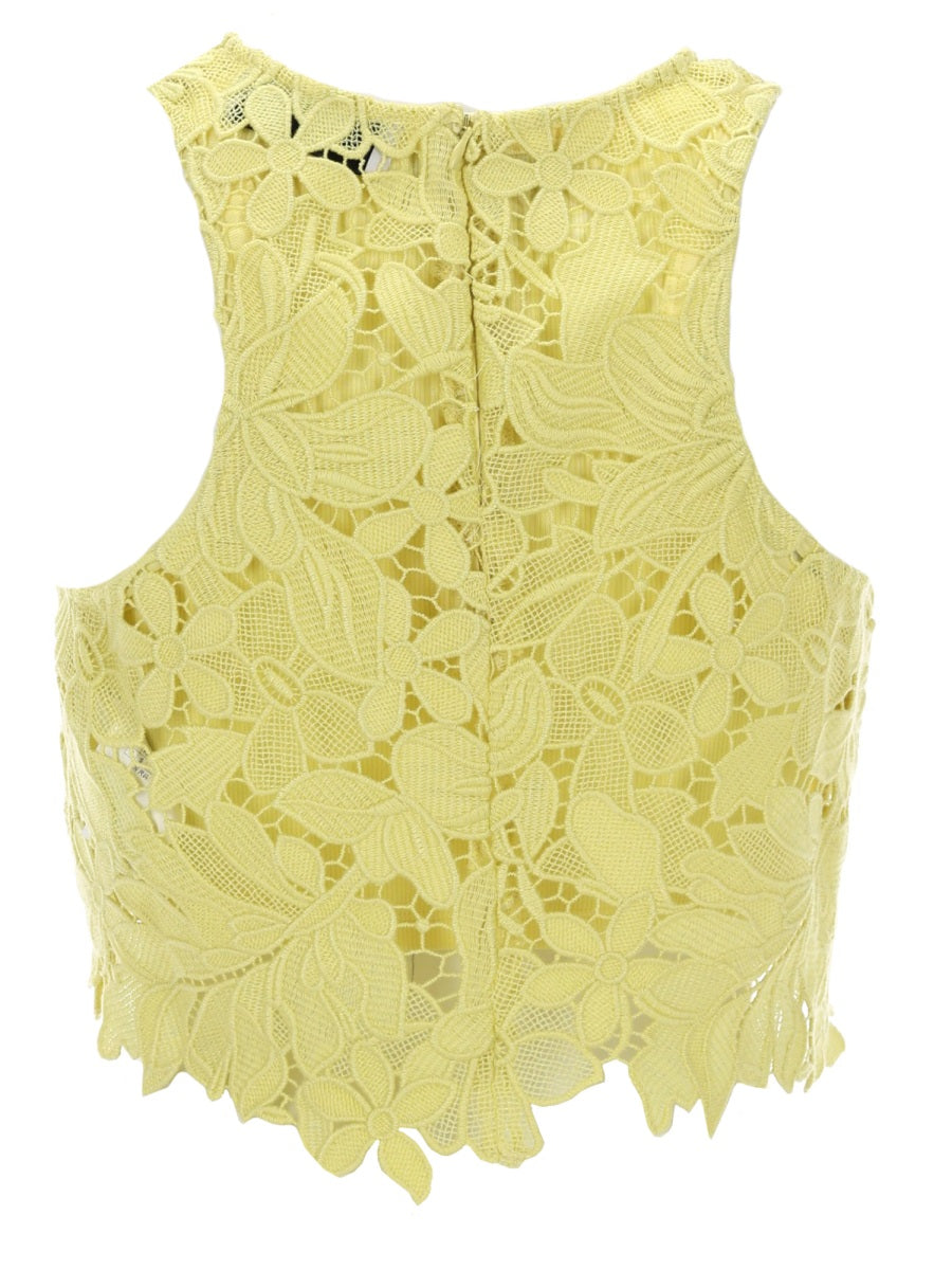 Sportmax Women Top "Vasto" In Macramè SPORTMAX