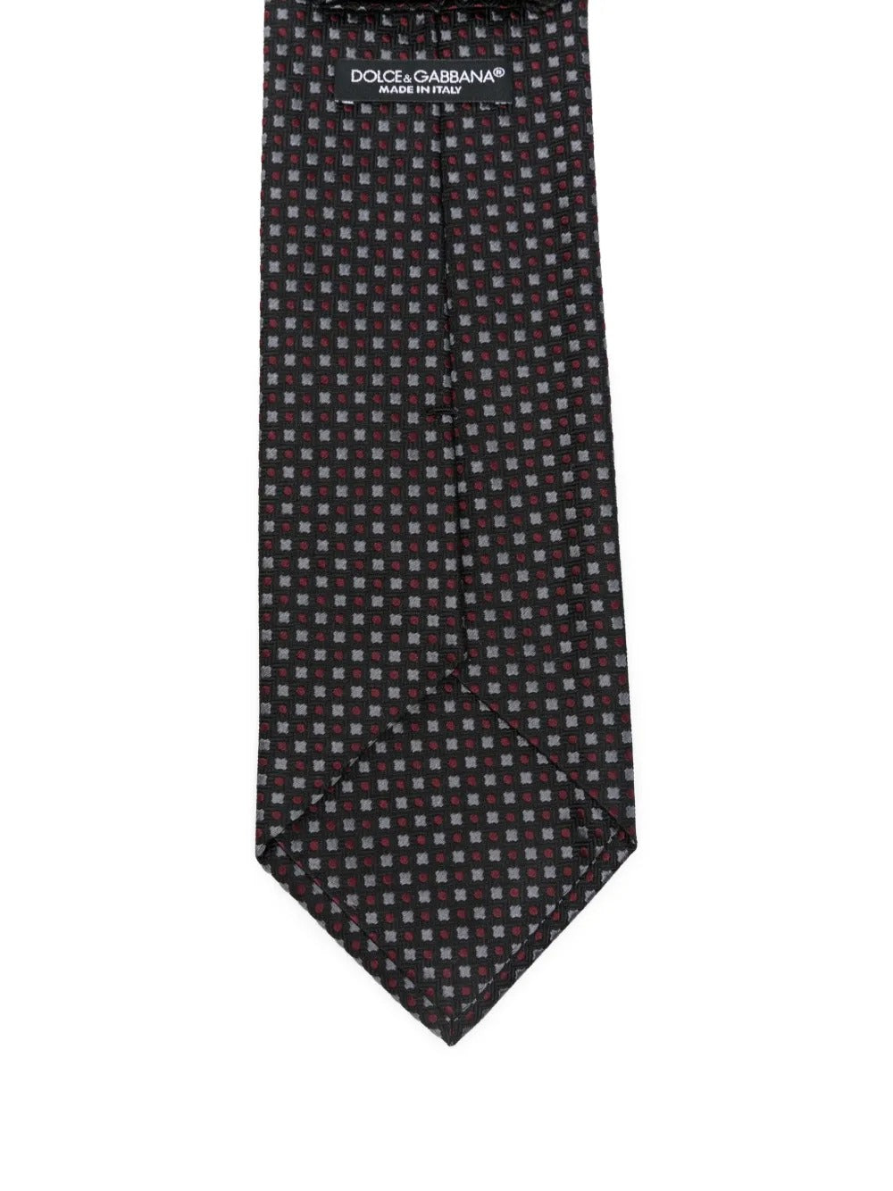 Dolce & Gabbana Men Geometric-Pattern Silk Tie DOLCE & GABBANA
