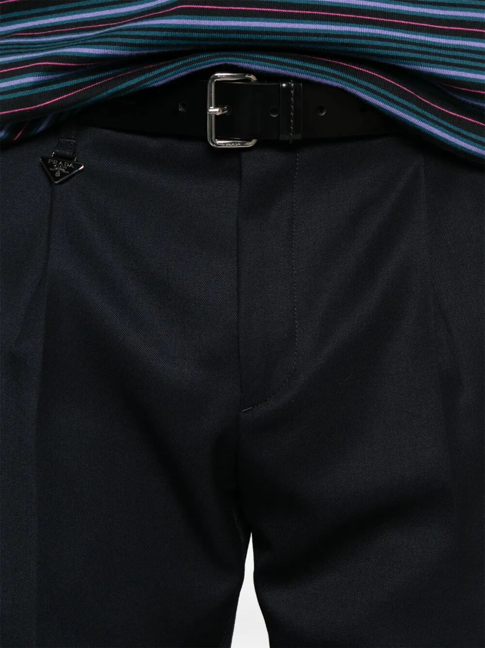 Prada Men Tapered Leg Wool Trousers PRADA