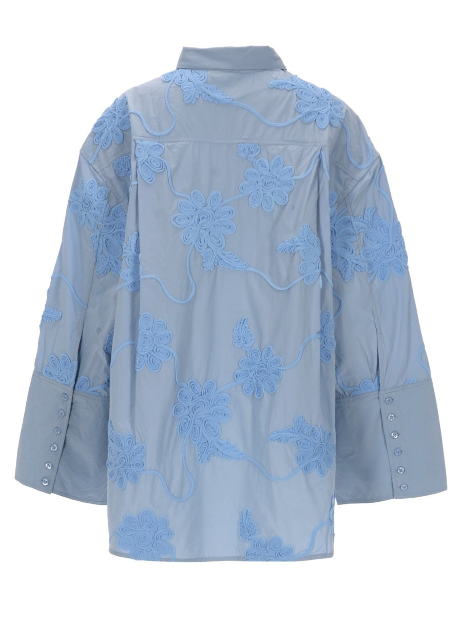 Rotate Women Camicia Oversize Con Dettoglio Floreale ROTATE
