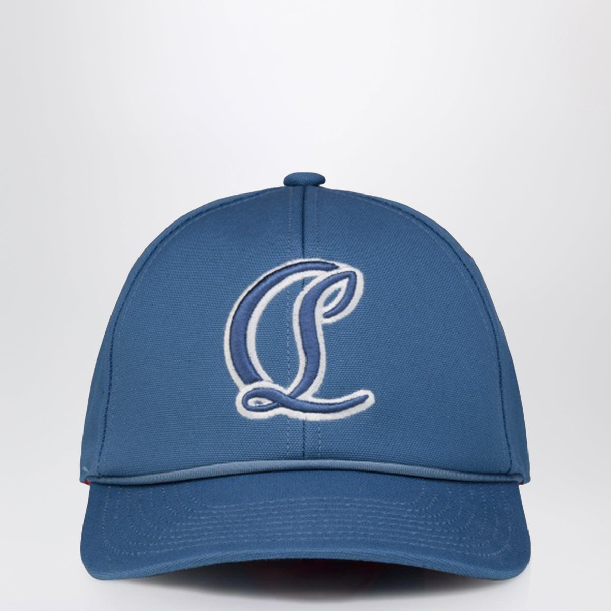 Christian Louboutin Mooncrest Ivy Ac Baseball Cap Sky Blue Men CHRISTIAN LOUBOUTIN