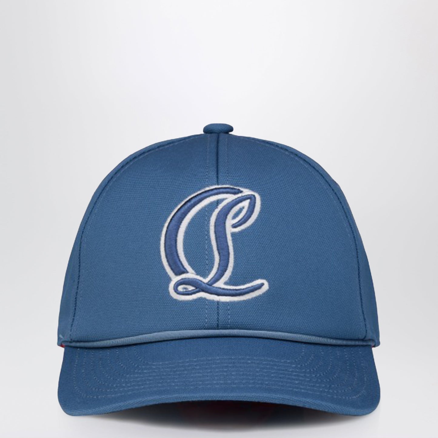 Christian Louboutin Mooncrest Ivy Ac Baseball Cap Sky Blue Men CHRISTIAN LOUBOUTIN