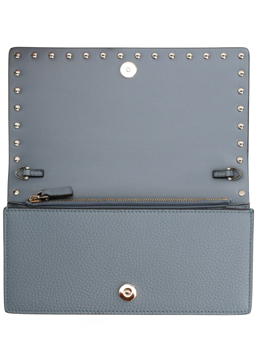 Valentino Garavani Women Portafoglio "Rockstud" Con Catena VALENTINO GARAVANI