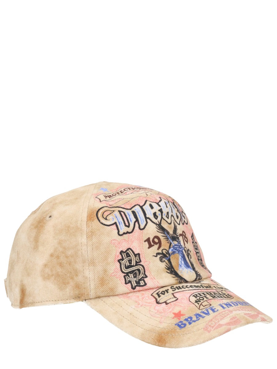 Diesel Men Cappello Da Baseball "C-Ritual" DIESEL
