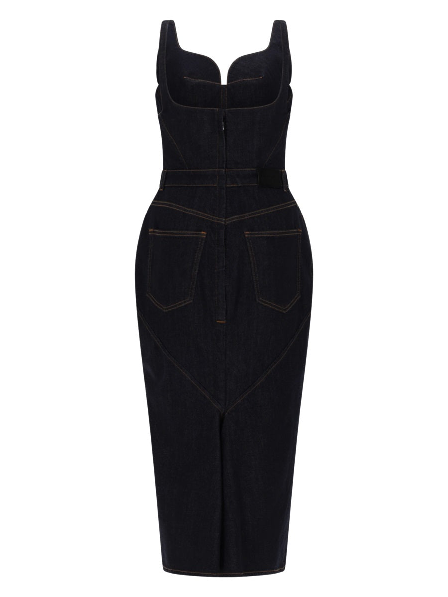Givenchy Women Abito In Denim Grezzo GIVENCHY