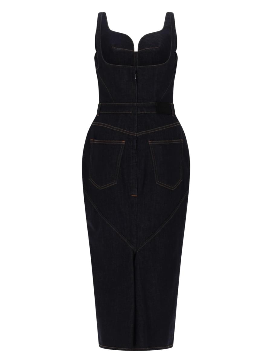 Givenchy Women Abito In Denim Grezzo GIVENCHY