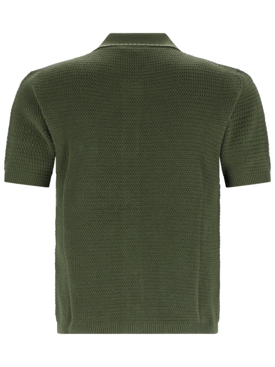 Versace Men Camicia In Maglia Di Cotone VERSACE