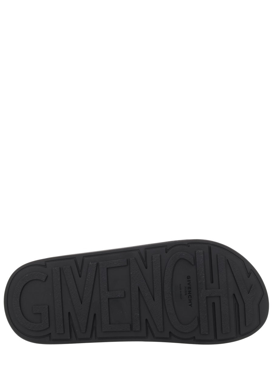 Givenchy Men Sandalo Slide "Label" GIVENCHY