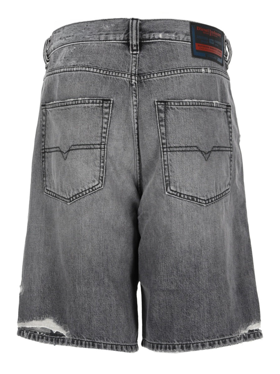 Diesel Men Shorts In Denim DIESEL