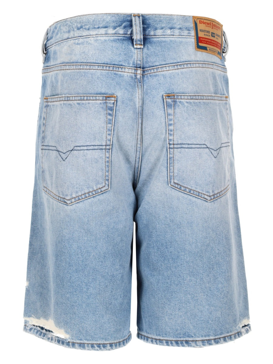 Diesel Men Shorts In Denim DIESEL