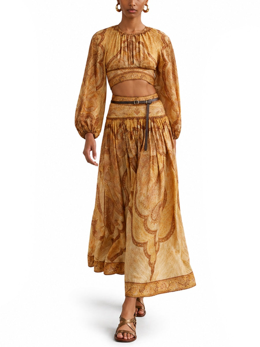 Zimmermann Women "Wanderlust" Maxi Skirt ZIMMERMANN