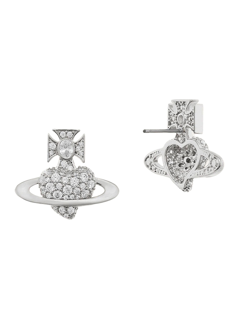 Vivienne Westwood Women Crystal Embellishments Valentine`S Agnatha Earrings VIVIENNE WESTWOOD