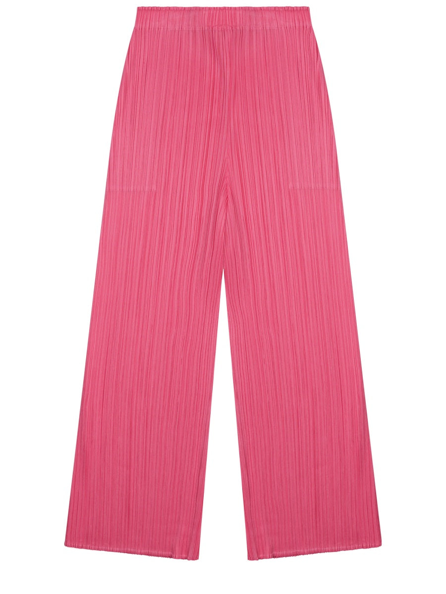 Pleats Please Issey Miyake Women Pantalone Palazzo "Monthly Colors: March" PLEATS PLEASE ISSEY MIYAKE
