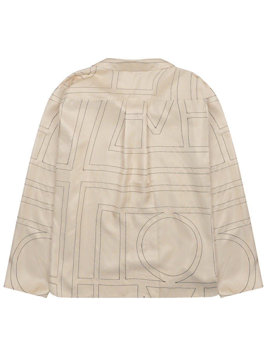 Toteme Women Camicia Con Stampa Monogram TOTEME