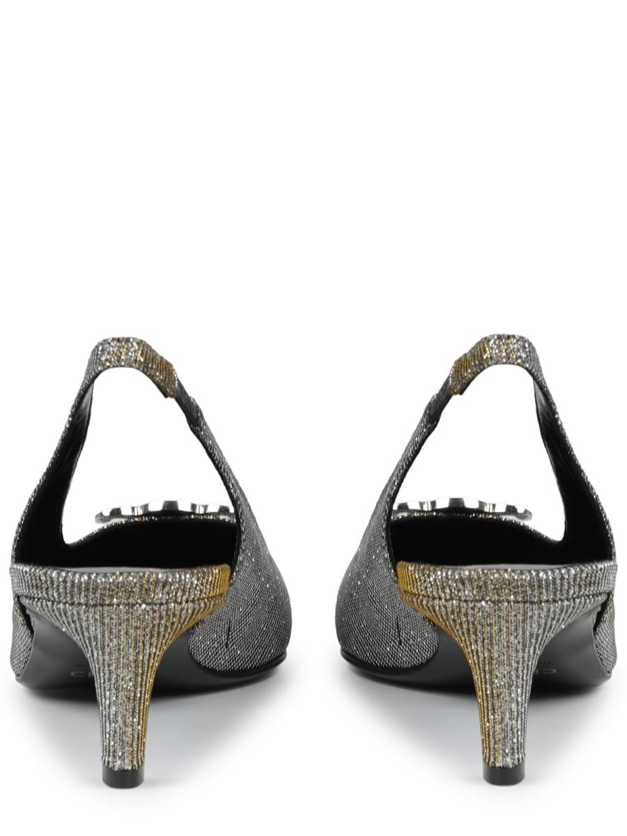 Celine Women Alma Triomphe Iridescend Slingback 50 CELINE