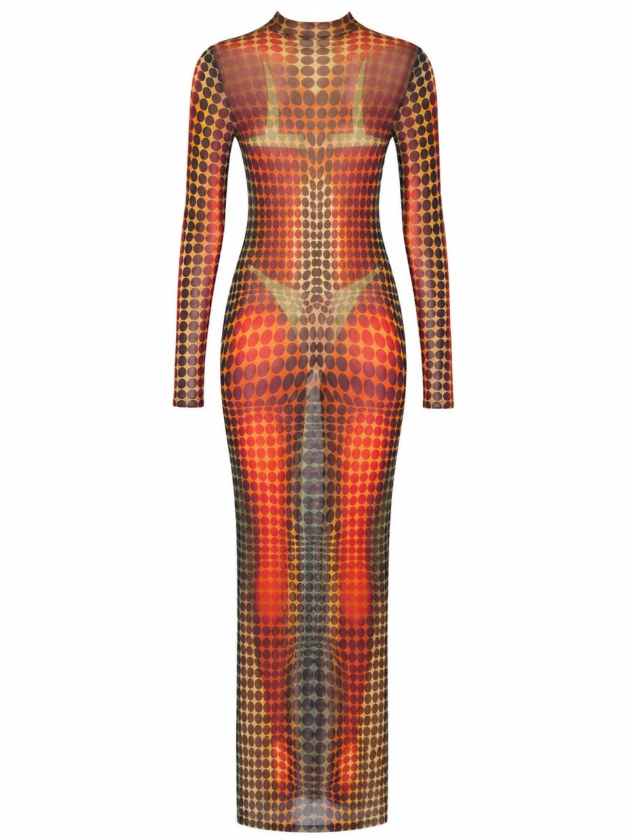 Jean Paul Gaultier Women Long Dress With Print JEAN PAUL GAULTIER