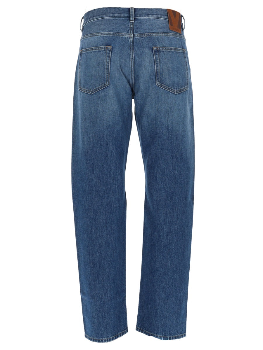 Valentino Men Jeans Cinque Tasche In Denim VALENTINO
