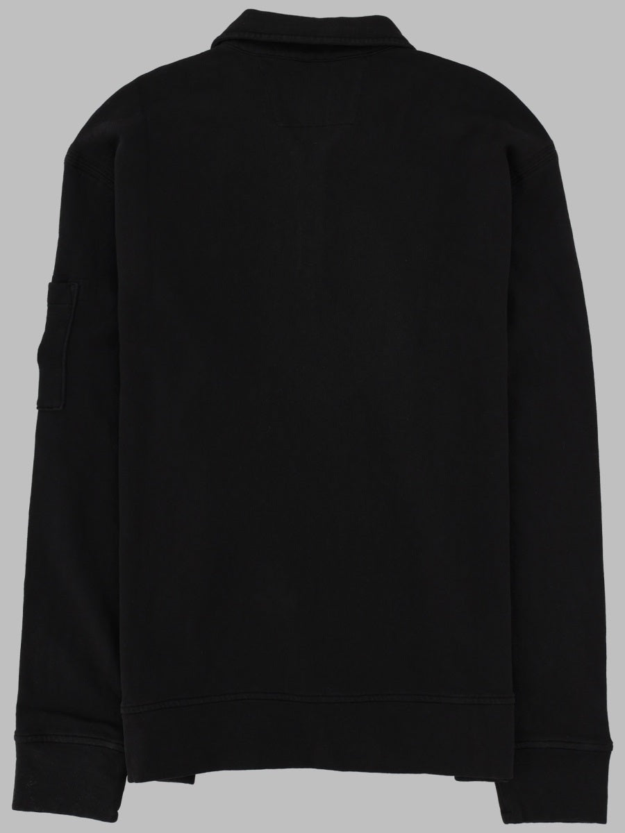 C.P. Company Men Felpa Con Colletto Polo E Zip C.P. COMPANY