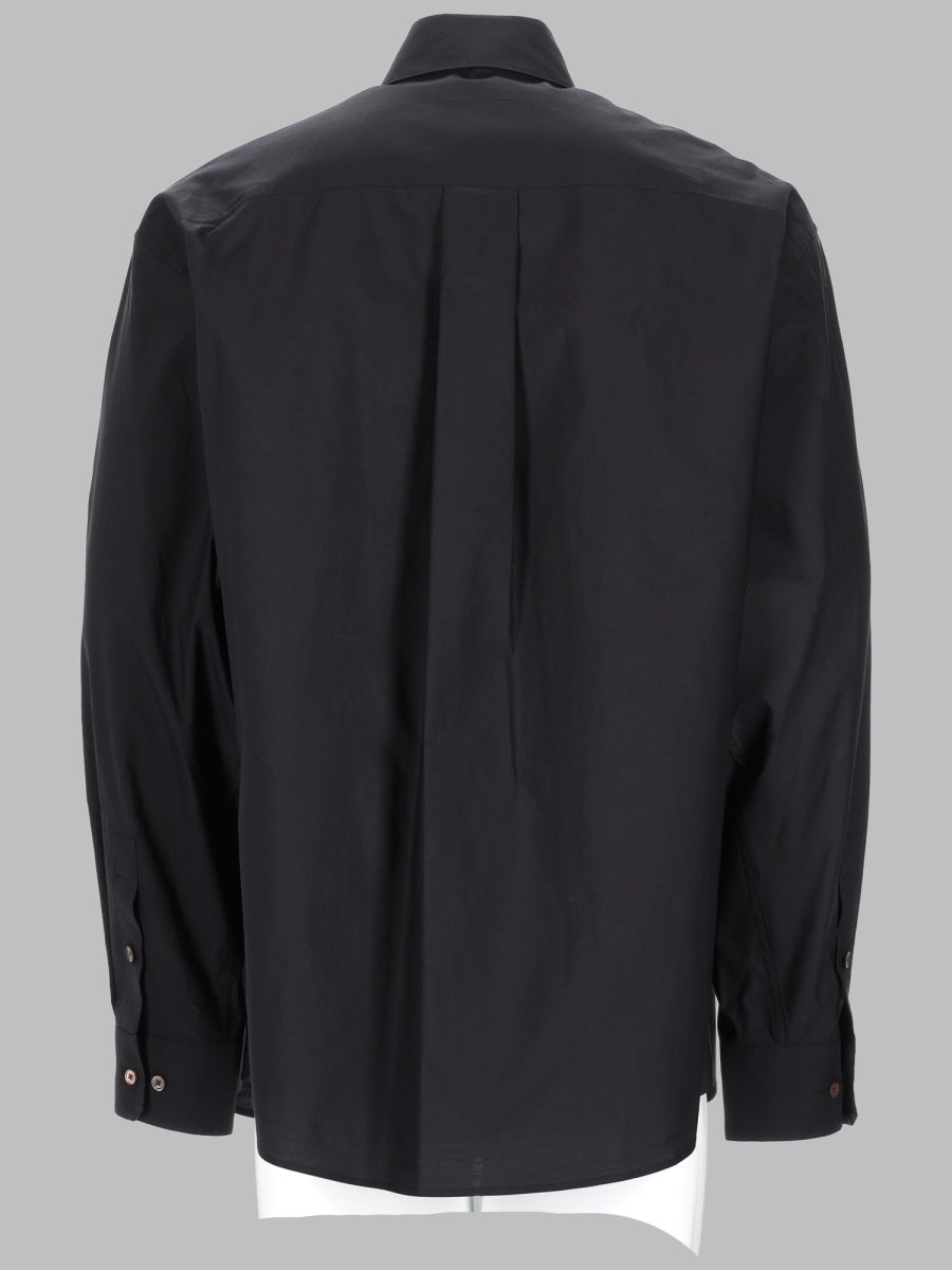 Lemaire Men Camicia In Cotone Misto Seta LEMAIRE