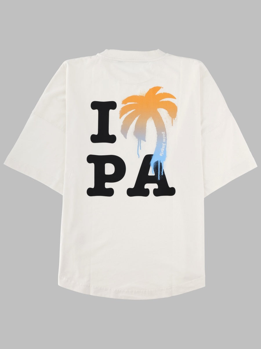 Palm Angels Men T-Shirt In Cotone PALM ANGELS