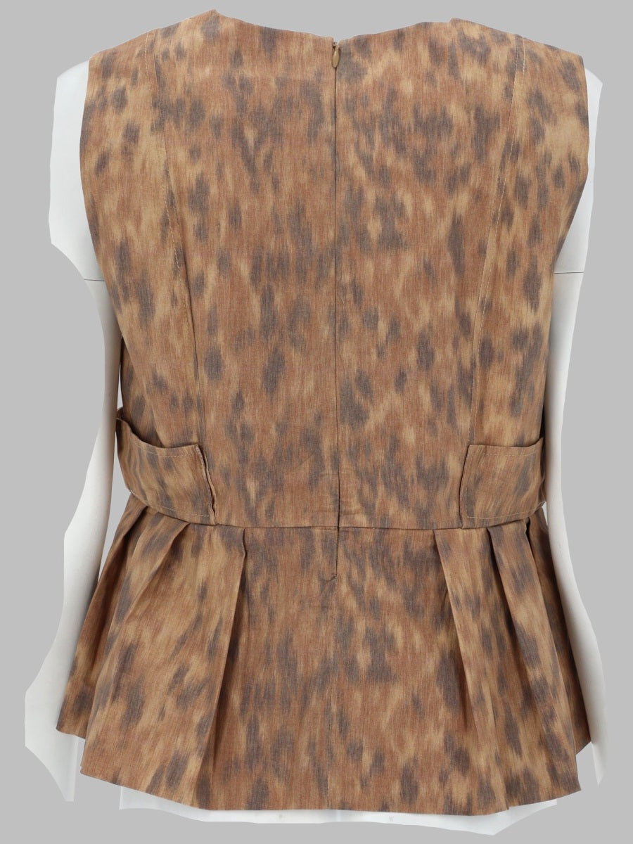 Ganni Women Blusa In Cotone Con Stampa GANNI