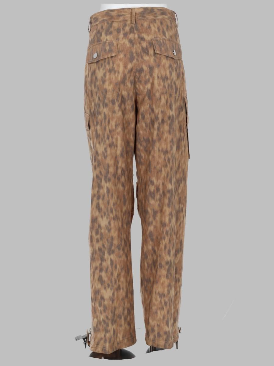 Ganni Women Pantalone Cargo In Cotone Stampato GANNI