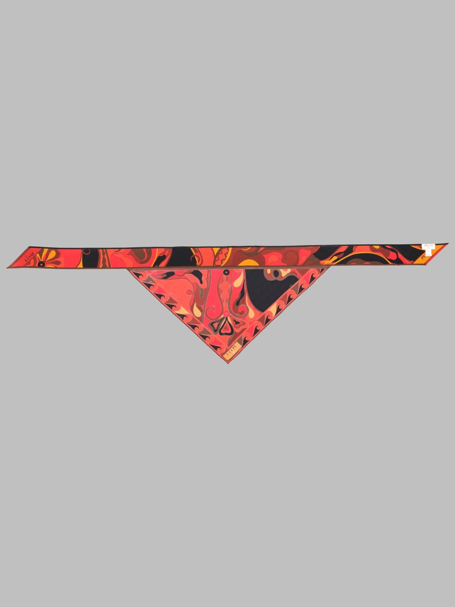 Pucci Women Foulard A Triangolo Con Stampa PUCCI