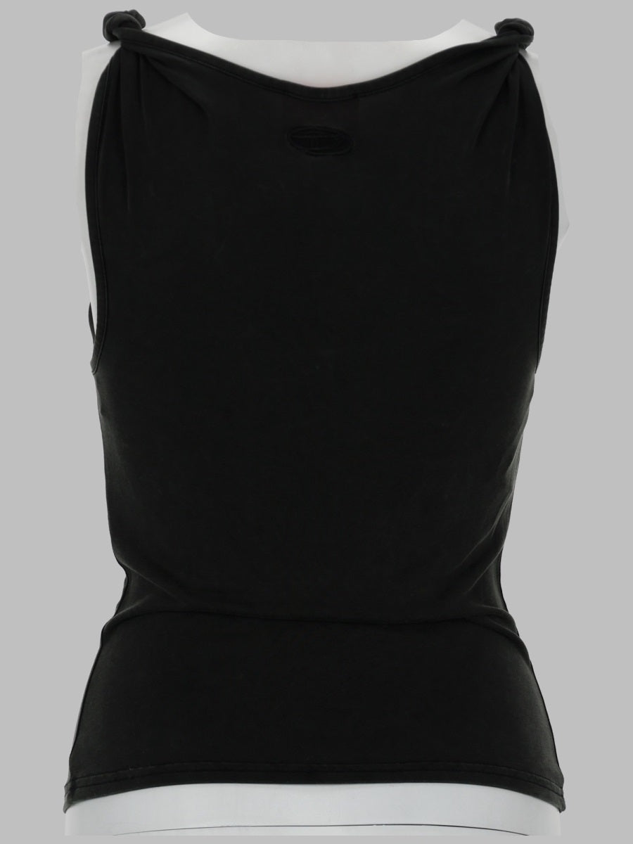 Diesel Women Tank Top Con Spalline Arrotolate DIESEL