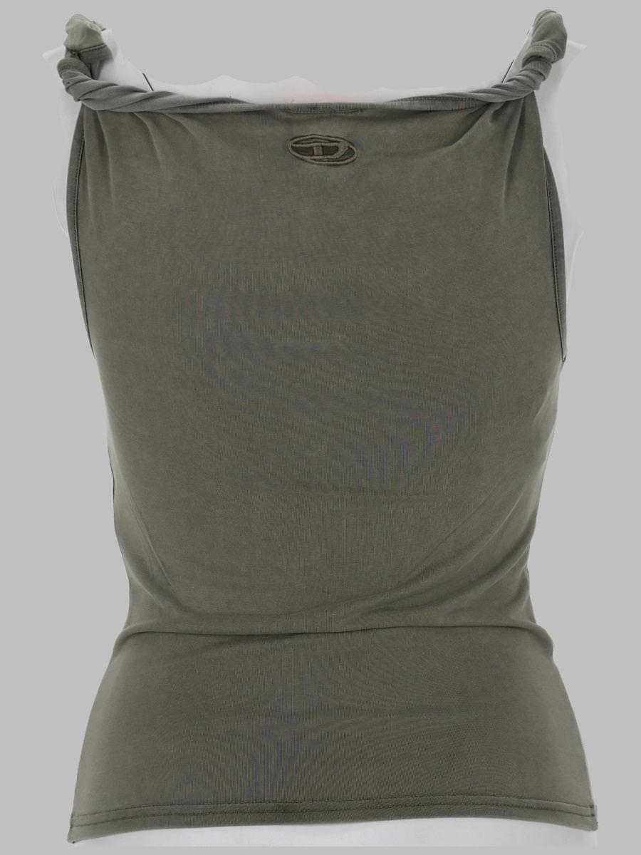 Diesel Women Tank Top Con Spalline Arrotolate DIESEL