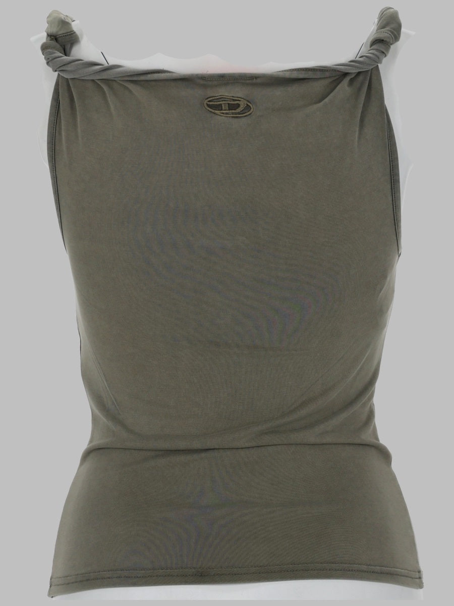 Diesel Women Tank Top Con Spalline Arrotolate DIESEL