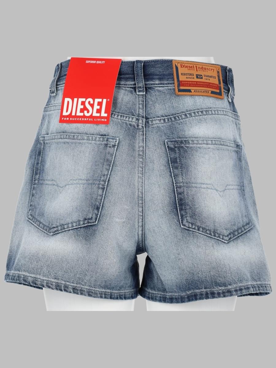 Diesel Women Shorts "De-Helios" In Denim DIESEL