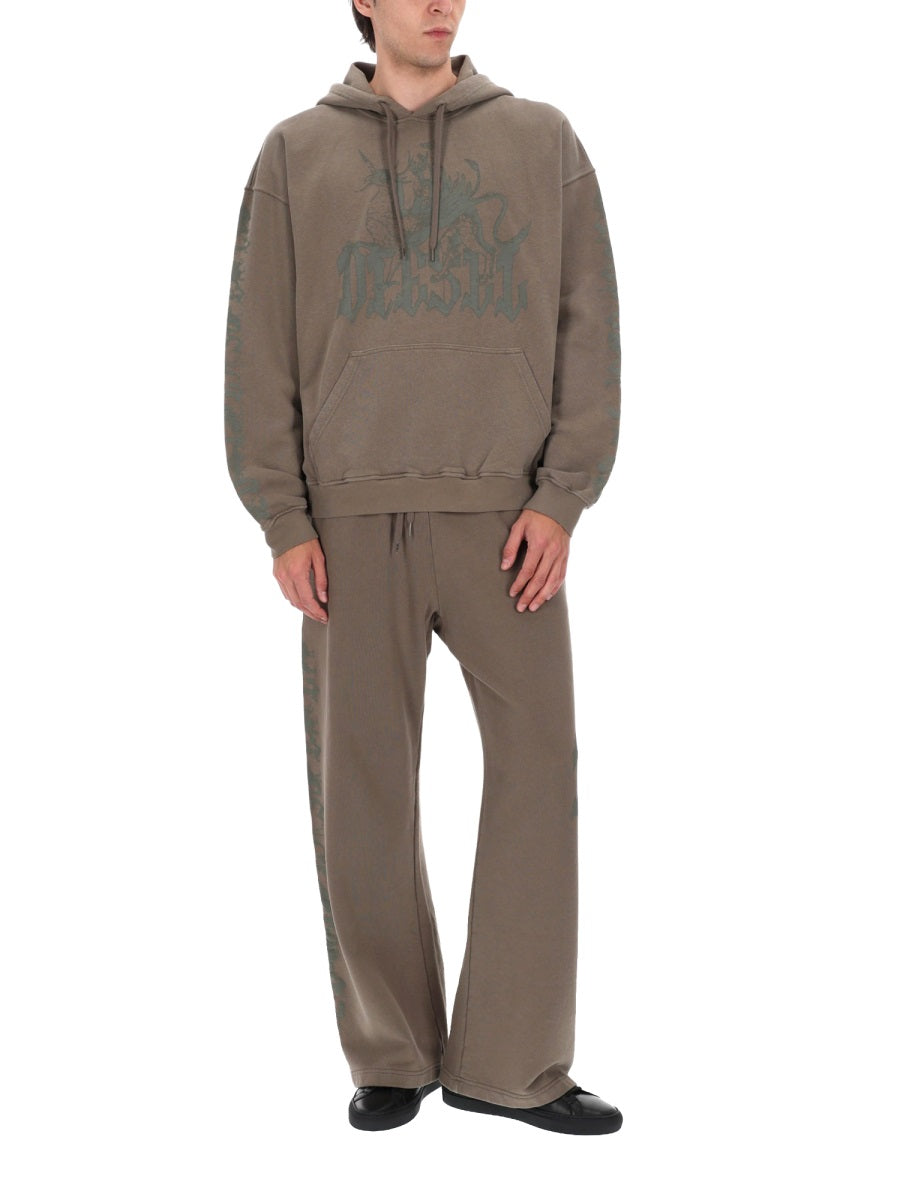 Diesel Men Felpa Con Logo DIESEL