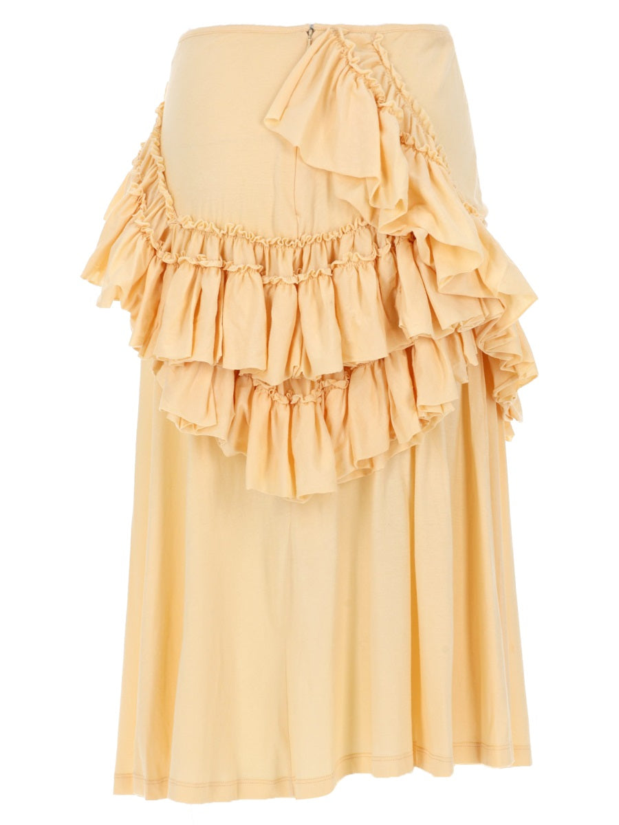 Dries Van Noten Women Gonna Drappeggiata Con Ruches DRIES VAN NOTEN