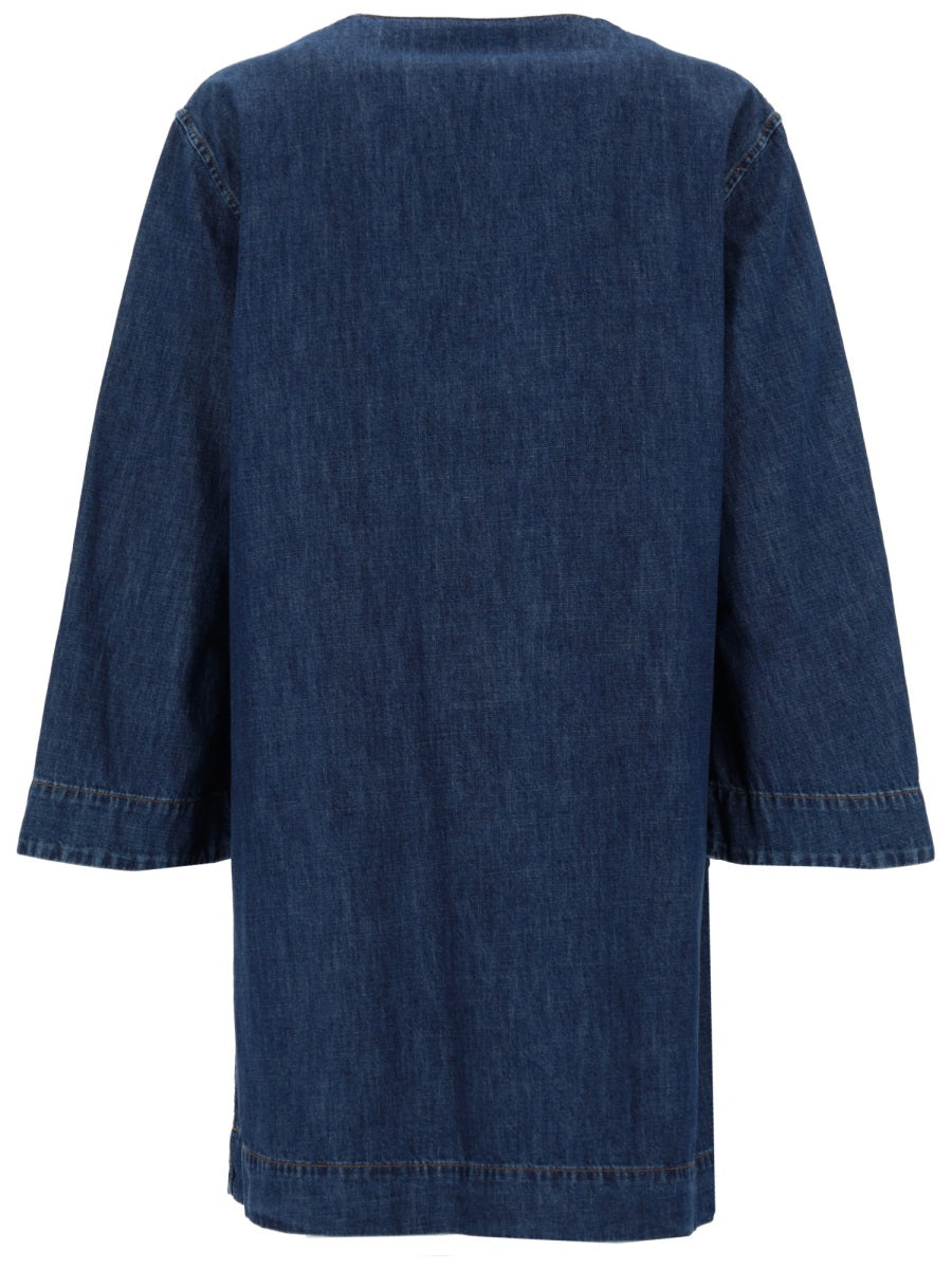 Valentino Women Abito In Denim "Chambray" VALENTINO