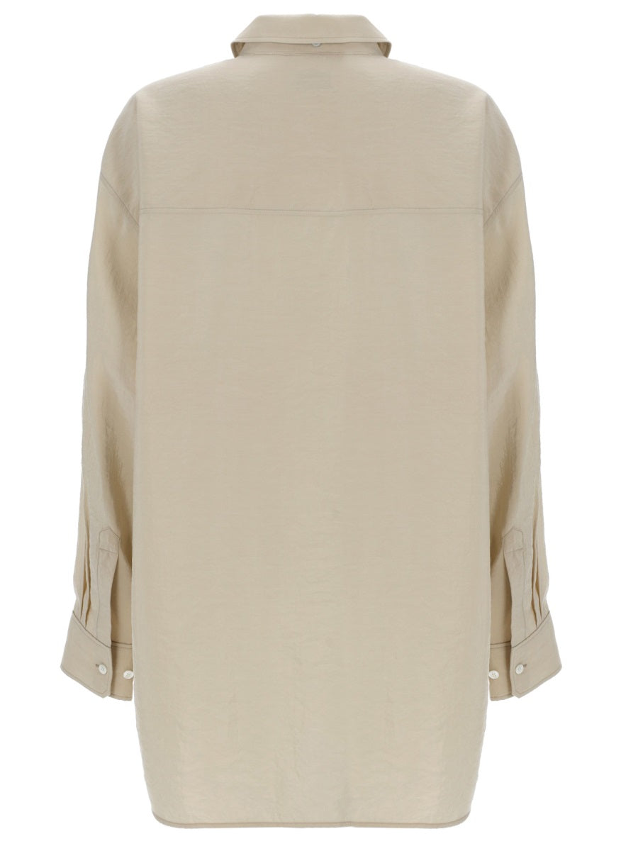 Lemaire Women Camicia Lunga Con Cravatta LEMAIRE