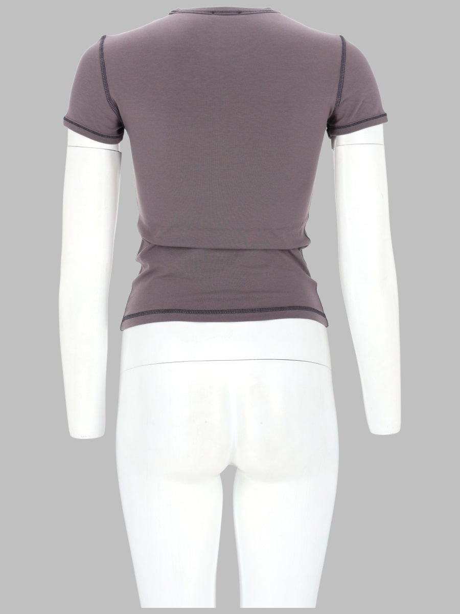 Diesel Women T-Shirt Con Stampa A Cuore E Borchie DIESEL