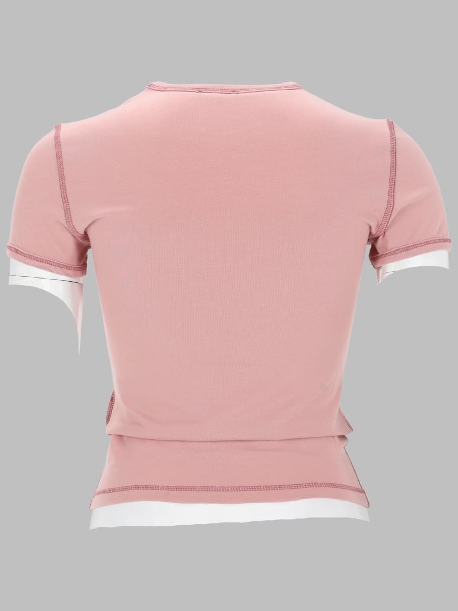 Diesel Women T-Shirt Con Stampa A Cuore E Borchie DIESEL