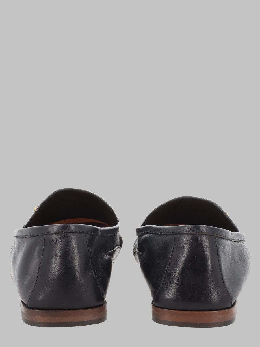 Versace Men Mocassino In Pelle